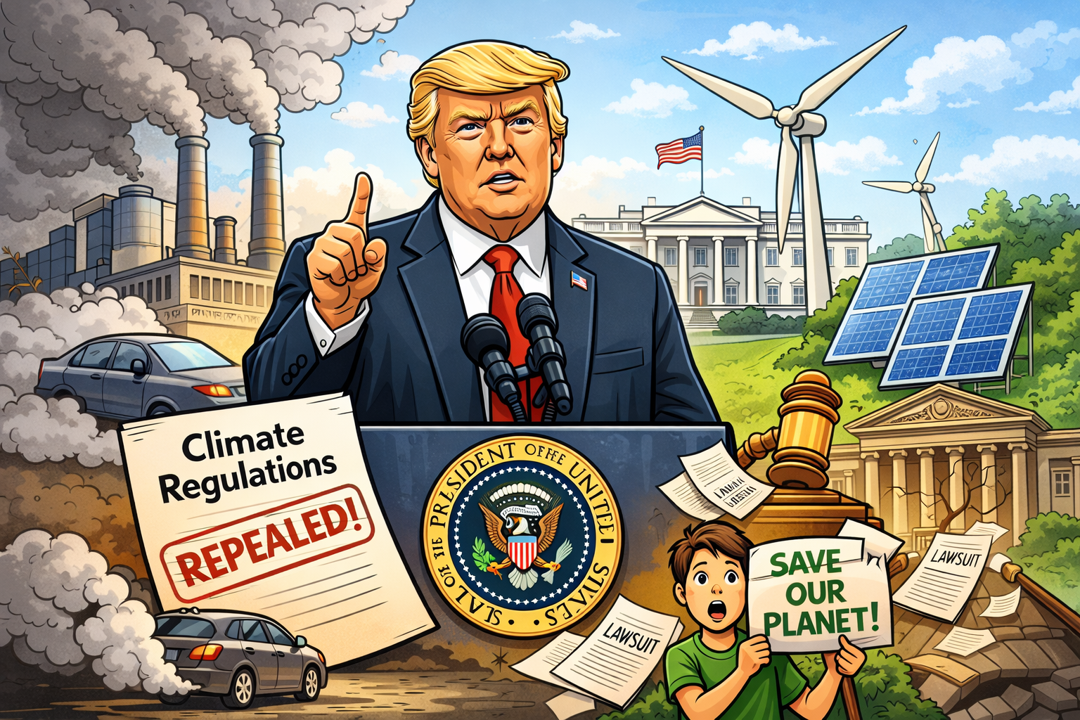 How Trump’s Climate Policy Rollback Could Reshape Jobs in Automotive and Energy