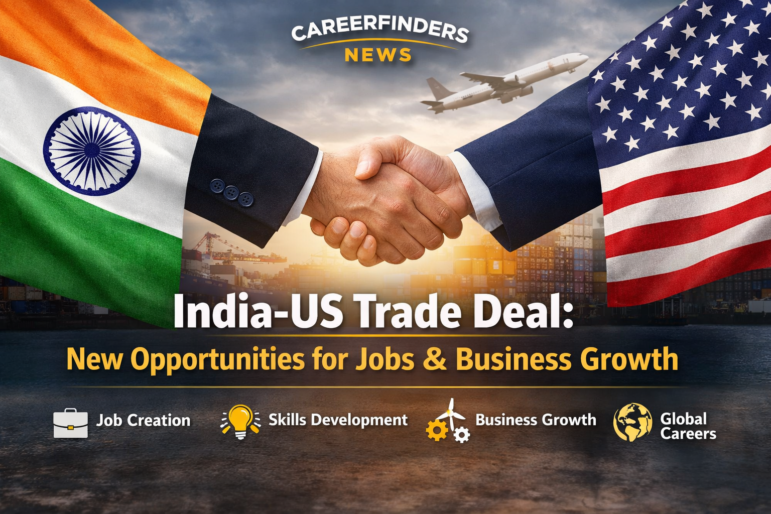Careerfinders News: India-US Trade Deal Sparks New Opportunities for Jobs and Business Growth